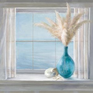 Highland Dunes Seaside Cottage View Shell 122cm H x 122cm W x 3.8cm D