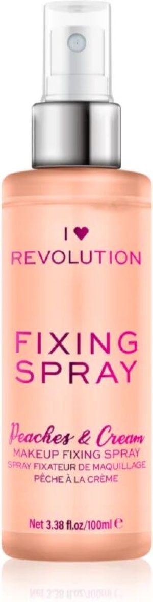 I Heart Revolution Fixing Spray makeup setting spray with aroma Peaches & Cream 100 ml