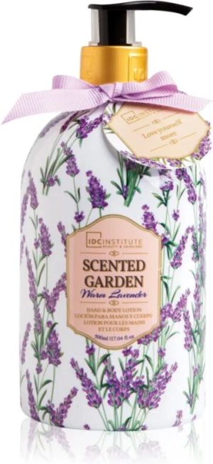 IDC INSTITUTE Scented Garden Warm Lavender hydrating body lotion 500 ml