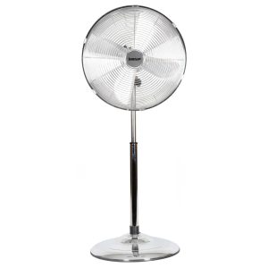 Igenix 16 Inch Oscillating Pedestal Fan gray 120.0 H x 40.64 W x 40.64 D cm