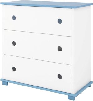 Isabelle & Max Judd 3 Drawer Chest brown 87.0 H x 80.0 W x 48.0 D cm