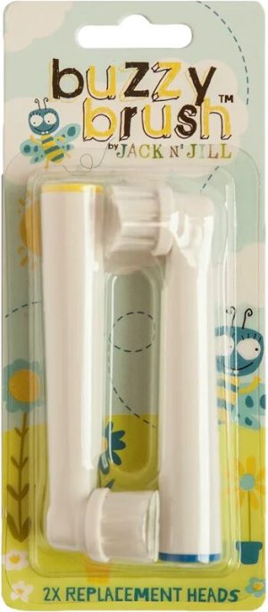 Jack N’ Jill Buzzy Brush toothbrush replacement heads Buzzy Brush 2 pc