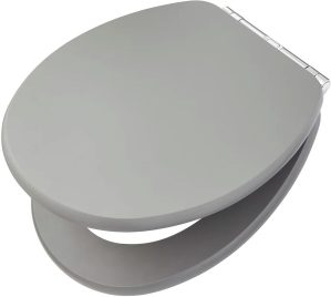 K-Vit Astley Soft Close Round Toilet Seat gray 50.0 H x 42.0 W x 6.0 D cm
