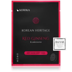 KORIKA Korean Heritage Red Ginseng & Adenosine Anti-aging Sheet Mask anti-wrinkle sheet mask Red Ginseng 25 g