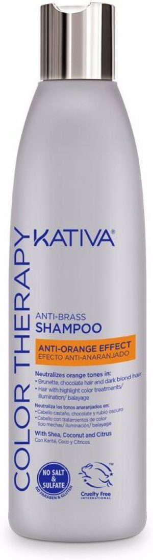 Kativa ANTI-BRASS anti-orange effect shampoo 250 ml