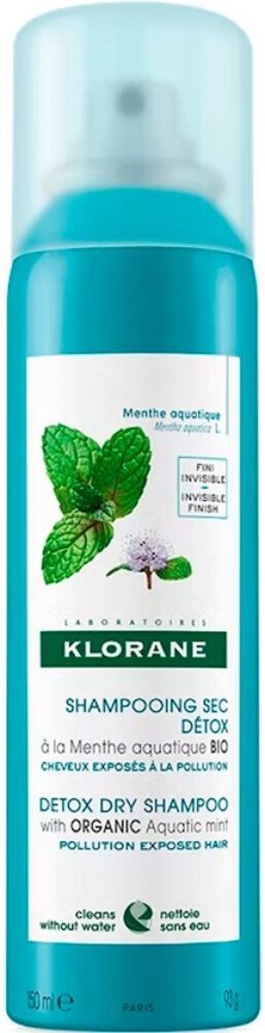 Klorane Aquatic Mint Detox Dry Shampoo 150mL