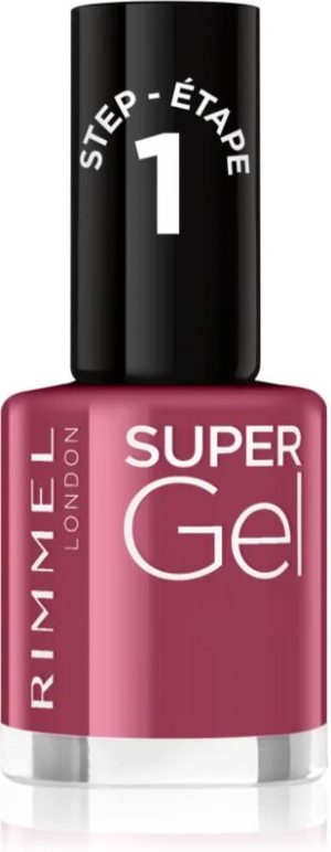 Rimmel Super Gel gel nail polish without UV/LED sealing shade 030 Wild Gal 12 ml