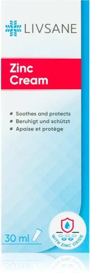 LIVSANE Zinc cream renewing and protecting cream for irritated skin 30 ml