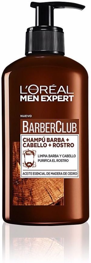 L'Oréal París Men Expert Barber Club champú barba-rostro-cabello 200 ml