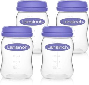 Lansinoh Breastmilk Storage Bottles food containers 4x160 ml