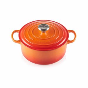 Le Creuset Cast Iron Round Casserole orange 30cm