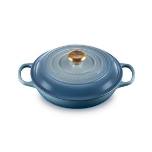 Le Creuset Signature Chambray Cast Iron 26cm Shallow Casserole