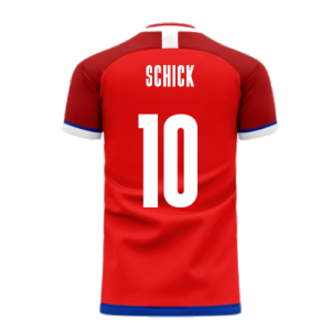 Libero Sportswear Czech Republic 2023-2024 Home Concept Kit (Libero) (SCHICK 10) - Red - male - Size: Medium 38-40" Chest (96-104cm)