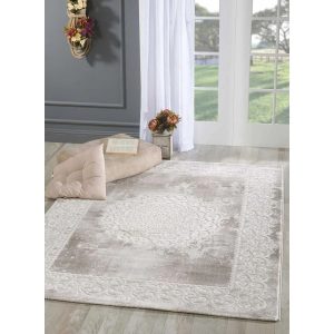 Lily Manor Cordova Low Pile Beige Rug white 300.0 H x 80.0 W x 1.2 D cm