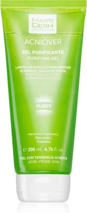 MartiDerm Acniover cleansing gel to treat acne 200 ml