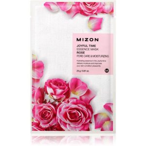 Mizon Joyful Time Rose moisturising face sheet mask to tighten pores 23 g
