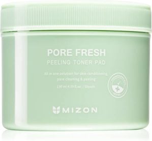 Mizon Pore Fresh exfoliating cotton pads for sensitive acne-prone skin 60 pc