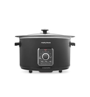 Morphy Richards Easy Time Slow Cooker black 23.0 H x 10.3 W x 33.0 D cm