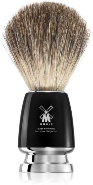 Mühle RYTMO Pure Badger badger shaving brush Black Resin 1 pc