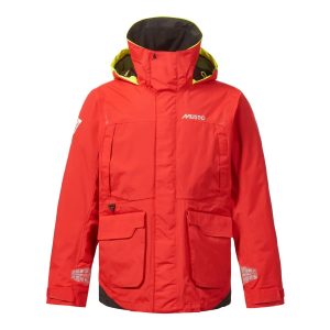 Musto Men's Br1 Channel Jacket With Packable Hood Red XXL