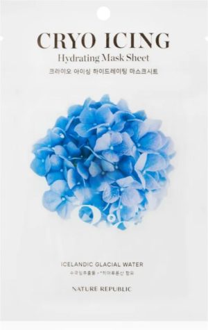 NATURE REPUBLIC Cryo Icing Hydrating Mask Sheet moisturising face sheet mask with soothing effect 27 ml