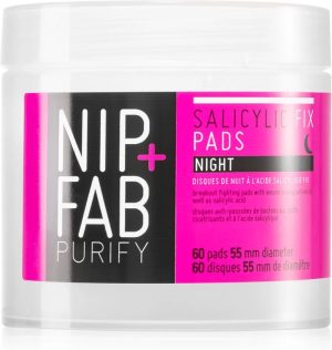 NIP+FAB Salicylic Fix cleansing pads night 60 pc
