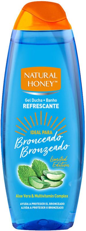 Natural Honey Aloe Vera Bronceado gel de ducha 500 ml