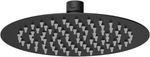 Nuie Fixed Shower Head Round black 55.0 H x 20.0 W cm