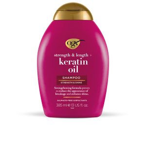 Ogx Keratin Oil Shampoo, Brittle Hair, Moisturizing and Strengthening 385 ml