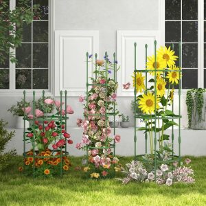 Ophelia & Co. Sheldrake 154cm H x 50cm W Metal Obelisk Trellis green 154.0 H x 50.0 W x 50.0 D cm