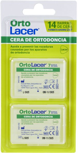 Ortolacer Cera De Ortodoncia set 2 pz