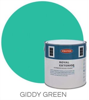 Protek Royal Exterior Paint 2.5 Litres - Giddy Green - Protek Royal Exterior Paint 2.5 Litres - Giddy Green