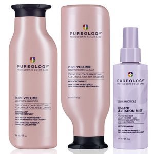 Pureology Pure Volume Shampoo 266ml, Conditioner 266ml & Instant Levit