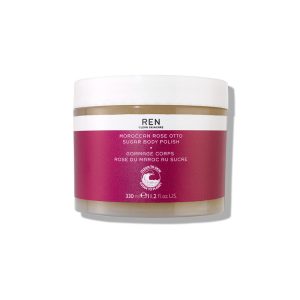 REN Clean Skincare Moroccan Rose Otto Sugar Body Polish Vegan 330ml