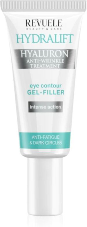 Revuele Hydralift Hyaluron Eye Contour Gel-Filler hydrating eye gel for wrinkles and dark circles 25 ml