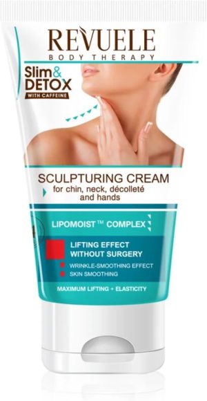 Revuele Slim & Detox With Caffeine modelling cream for neck and décolleté 150 ml