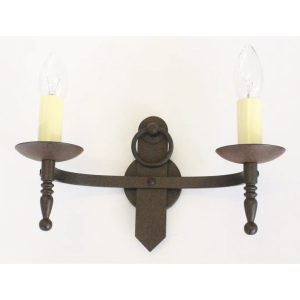 Rosalind Wheeler Yerington 2 - Light Dimmable Candle Wall Light 19.0 H x 31.0 W x 15.0 D cm