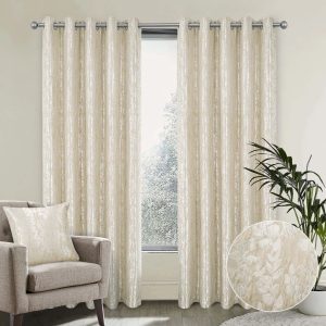 Rosdorf Park Birghild Eyelet Room Darkening Super Thermal Curtains white 137.0 H x 165.0 W cm