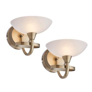 Rosdorf Park Montague 1 - Light Dimmable Armed Sconce yellow 18.5 H x 20.5 W x 26.0 D cm