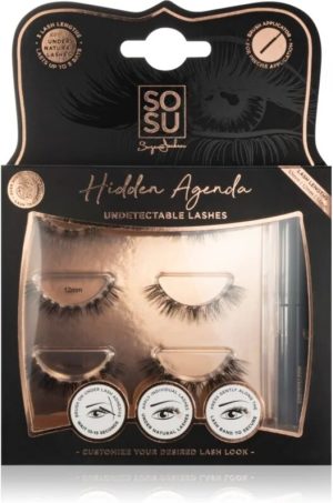 SOSU Cosmetics Hidden Agenda Undetectable Lashes set (for lashes)