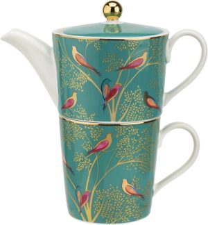 Sara Miller London Tea for One Gift Set - Green