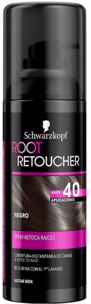 Schwarzkopf Root Retoucher retoca raices spray #negro