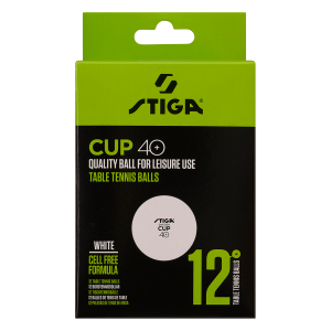 Stiga Ball Cup 40+ White 12-pack