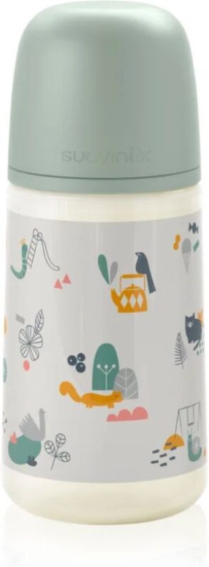 Suavinex Walk SX Pro Anatomical baby bottle 3 m+ Medium Flow - Green 270 ml