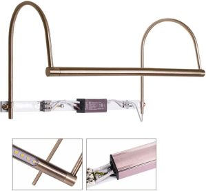 Symple Stuff 1 - Light Hardwired LED Wall Mounted Picture Light brown 18.0 H x 47.0 W x 15.0 D cm