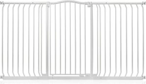 Symple Stuff Aivry Baby Gate white 103.0 H x 179.0 W x 4.0 D cm