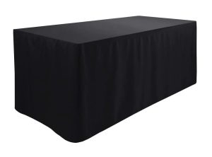 Symple Stuff Fitted 100% Polyester Tablecloth Premium Qualitytable Cover 4 Feet Diameter gray 76.2 D cm
