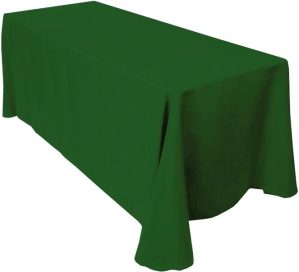Symple Stuff S-10PCBurgundy Polyester Tablecloth green 85.75 D cm