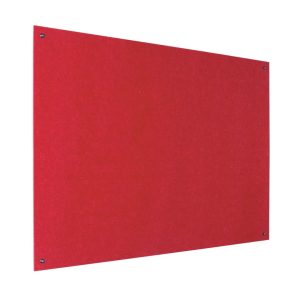Symple Stuff Wall Mounted Reversible Bulletin Board red 90.0 H x 120.0 W x 0.9 D cm