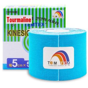Temtex Tape Classic elastic tape for muscles and joints colour Blue 1 pc